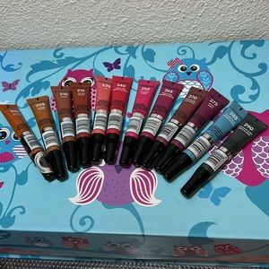 12 Covergirl Melting Pout Metallics Gel Liquid Lipsticks as shown on the first
